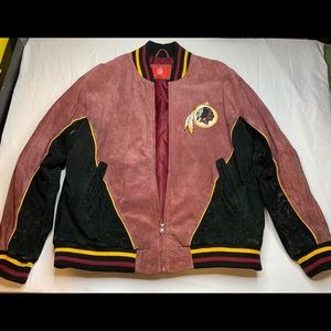 Washington Redskins NFL Suede Leather Jacket